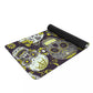 Yellow sugar skull day of the dead Rubber Yoga Mat