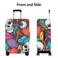 Horror skull Halloween Polyester Luggage Cover