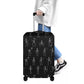 Dancing skeleton Halloween Polyester Luggage Cover