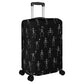 Dancing skeleton Halloween Polyester Luggage Cover