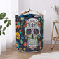 Calaveras mexican skull Round Laundry Basket