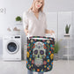 Calaveras mexican skull Round Laundry Basket