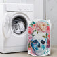 Rose floral sugar skull pattern Laundry Hamper