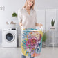 Gothic skull Halloween Round Laundry Basket