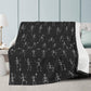 Skeleton dancing Blanket Fleece