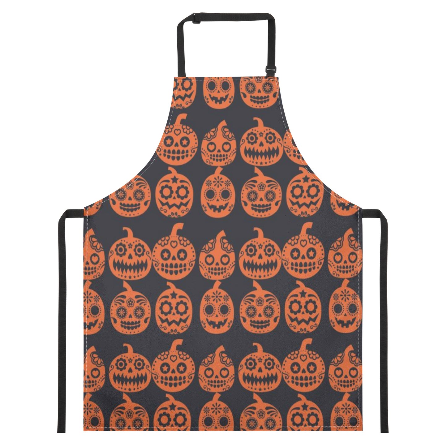 Sugar skull pumpkin Apron