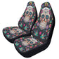 Sugar skull dia de los muertos calaveras Car Seat Covers (2 Pcs)