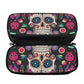 Dia de los muertos gothic Halloween Mexican skull PU Leather pencil case