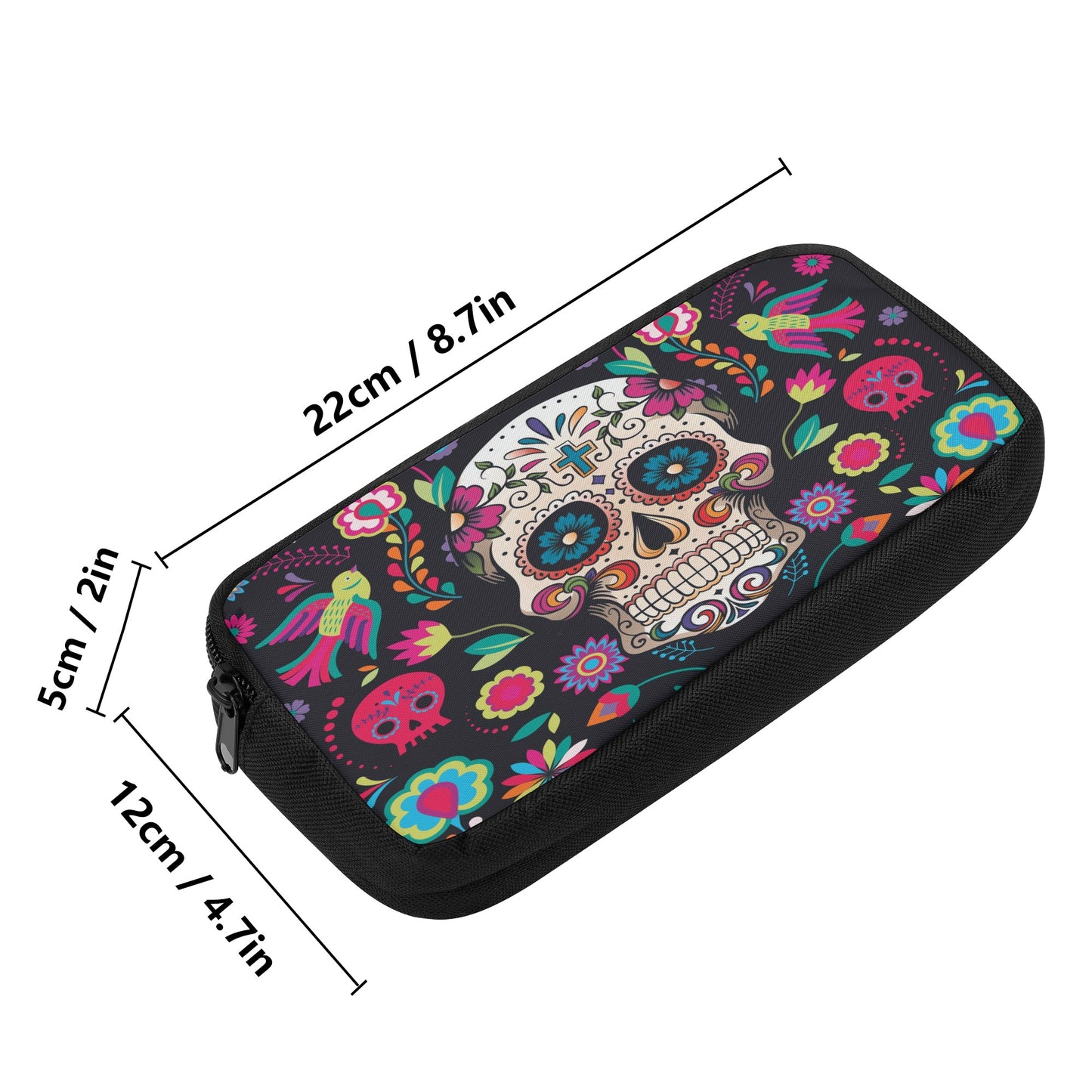 Dia de los muertos gothic Halloween Mexican skull New Style Pencil Cases