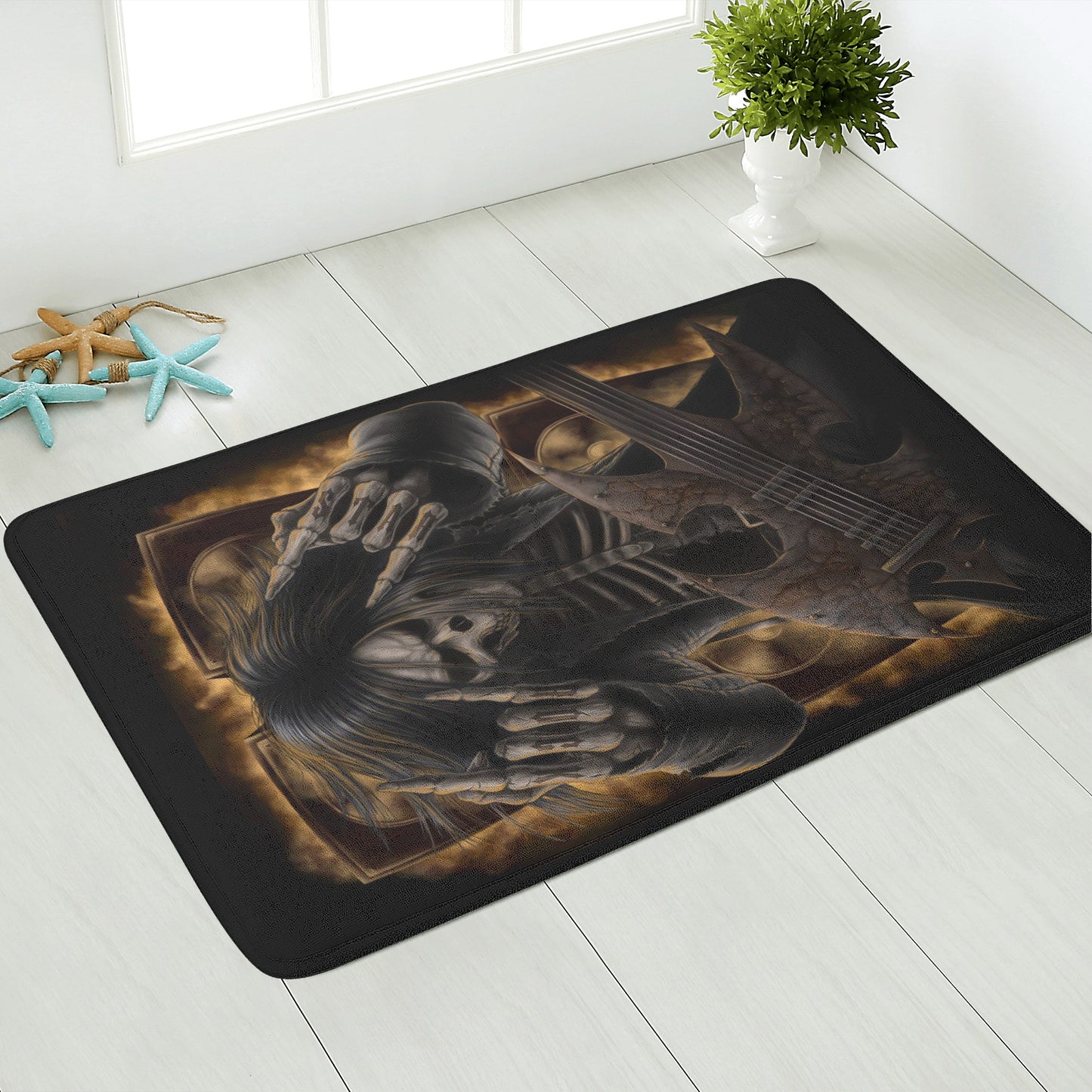 Halloween grim reaper Plush Doormat