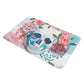 Rose skull gothic sugar skull floral Plush Doormat