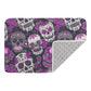 Mexcian skull calaveras day of the dead skull Plush Doormat