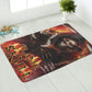 Flame skull Plush Doormat