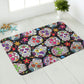 Sugar skull day of the dead Plush Doormat