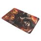 Flame skull Plush Doormat