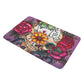 Day of the dead sugar skull Plush Doormat