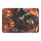 Flame skull Plush Doormat