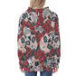 Floral day of the deadWomen's All Over Print Hoodie