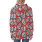 Gothic sugar skull Women's All Over Print Hoodie