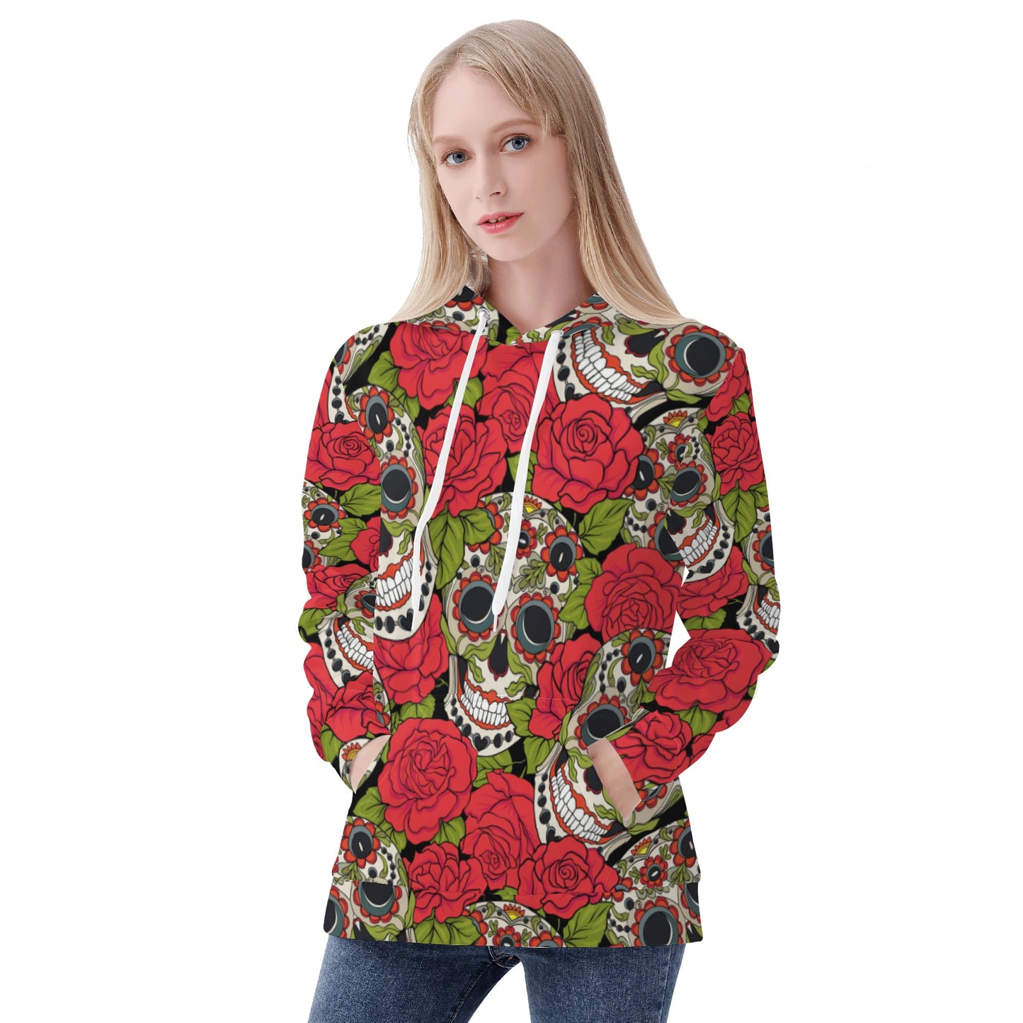 Day of the dead dia de los muertos Women's All Over Print Hoodie