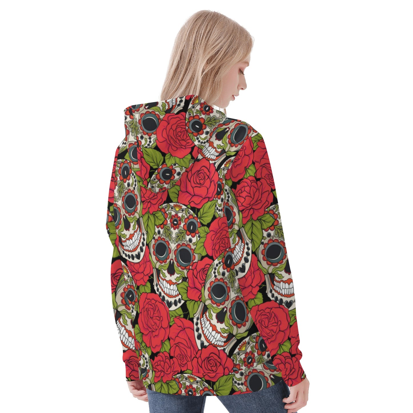 Day of the dead dia de los muertos Women's All Over Print Hoodie