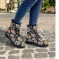 Sugar skull Mexican skeleton Women's Leather Boots