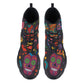 Day of the dead Women's Leather Chunky Boots