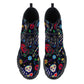 Animal sugar skull Women's Leather Chunky Boots