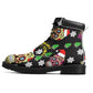 Sugar skull Xmas Women's All Season Leather Boots