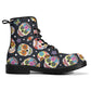 Sugar skull Mexican skeleton Women's Leather Boots