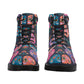 Sugar skull dia de los muertoas gothic Women's All Season Leather Boots