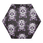 Floral skull pattern All Over Print Umbrella