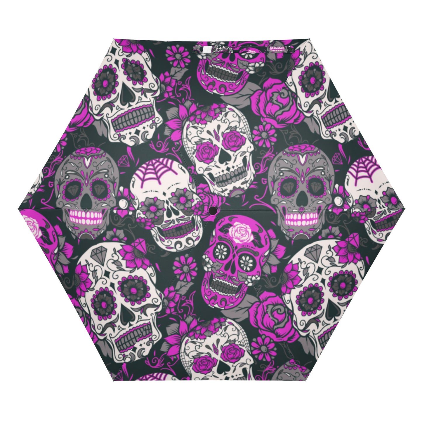 Purple sugar skull Umbrella