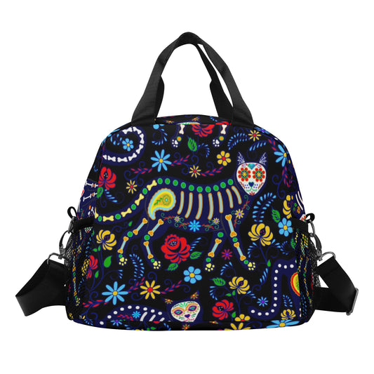 day of the dead skull All Over Printing Lunch Bag