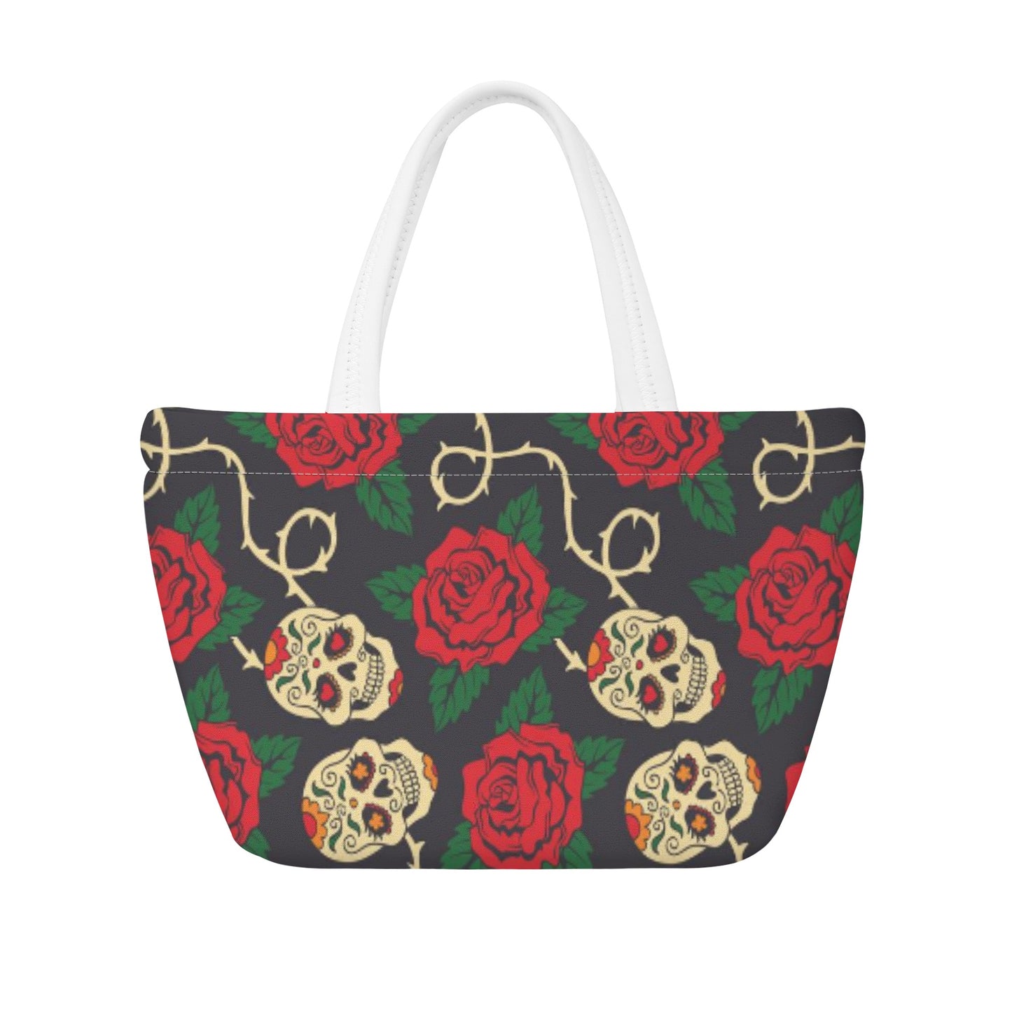 Floral candy skull spattern New Style Lunch Bag