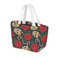 Floral candy skull spattern New Style Lunch Bag