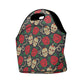 Rose skull Halloween New Neoprene Lunch Bag