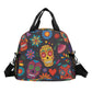 Floral skulls candy All Over Printing Lunch Bag