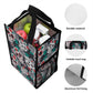 Skull floral Folding Pocket Type Lunch Bag