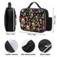 Merry Christmas skull Detachable Leather Lunch Bag