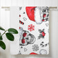 Santa claus skull Bath Towel