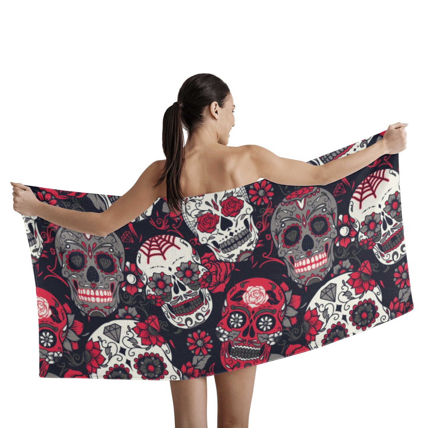 Dia de los muertos Calaveras skull Bath Towel