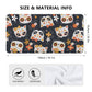 Sugar skull cat pattern Bath Towel