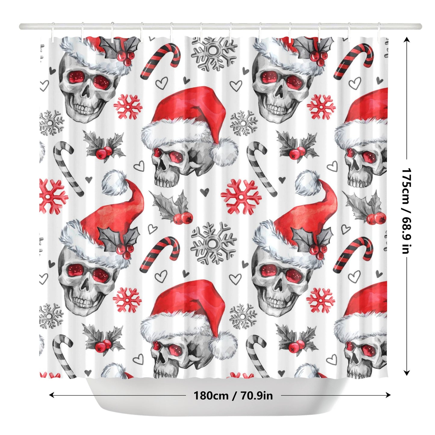 Dia de los muertos Calaveras skull Shower Curtain