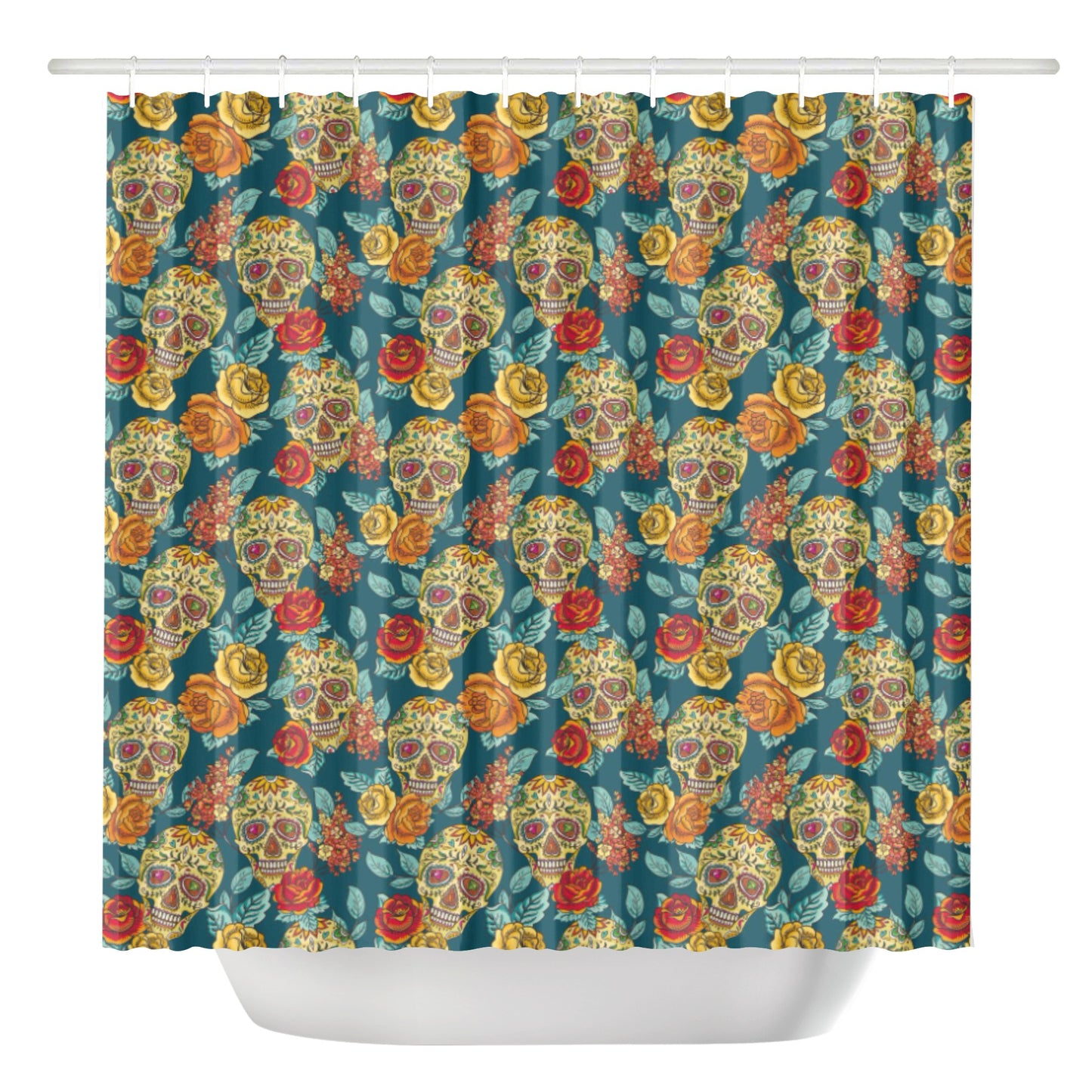 Candy skulls Shower Curtain