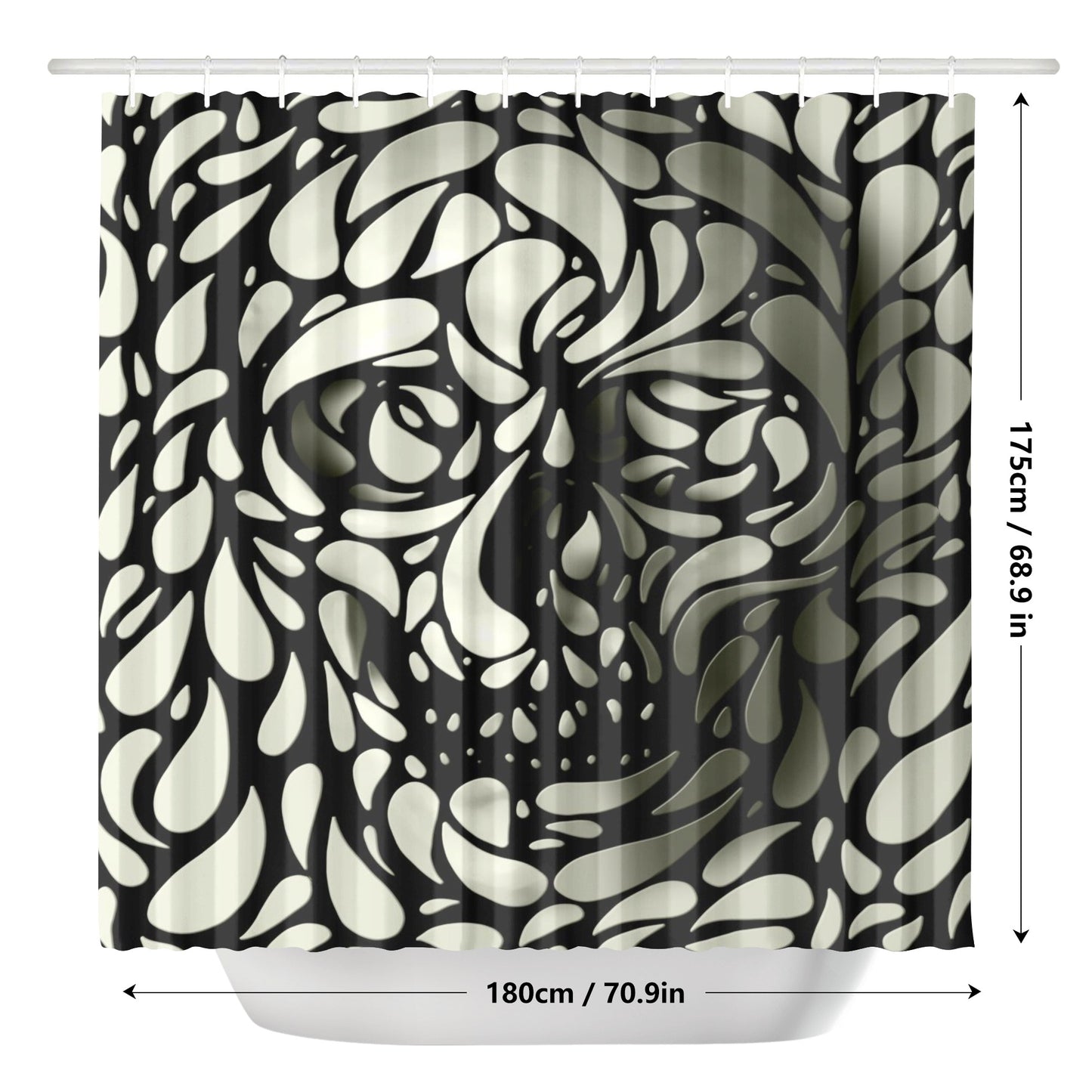 Mexican skull Calaveras Shower Curtain