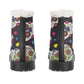 Dia de los muertos sugar skull pattern Men's Faux Fur Leather Boots