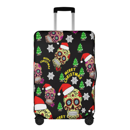 Sugar skull halloween candy skull Polyester Luggage Cover