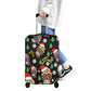 Sugar skull halloween candy skull Polyester Luggage Cover