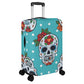 Dia de los muertos skull Polyester Luggage Cover